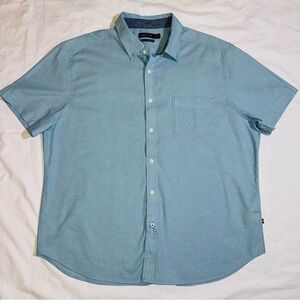 Nautica XXL Men's Classic Fit Stretch Button down shirt short sleeve